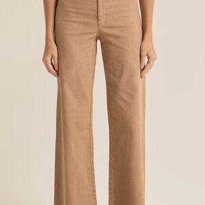 Z Supply Wide Leg Jeans in Burro.